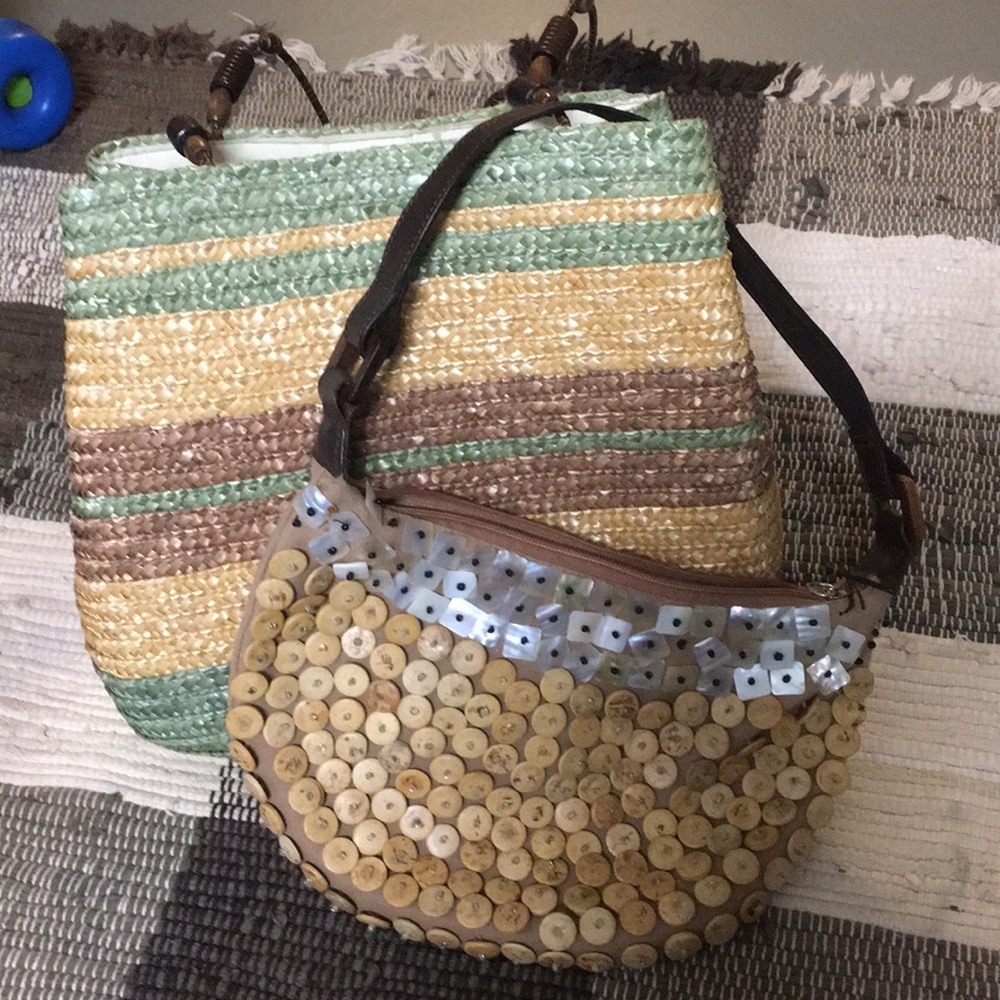 2 super cute summer purses - aldo and faded glory